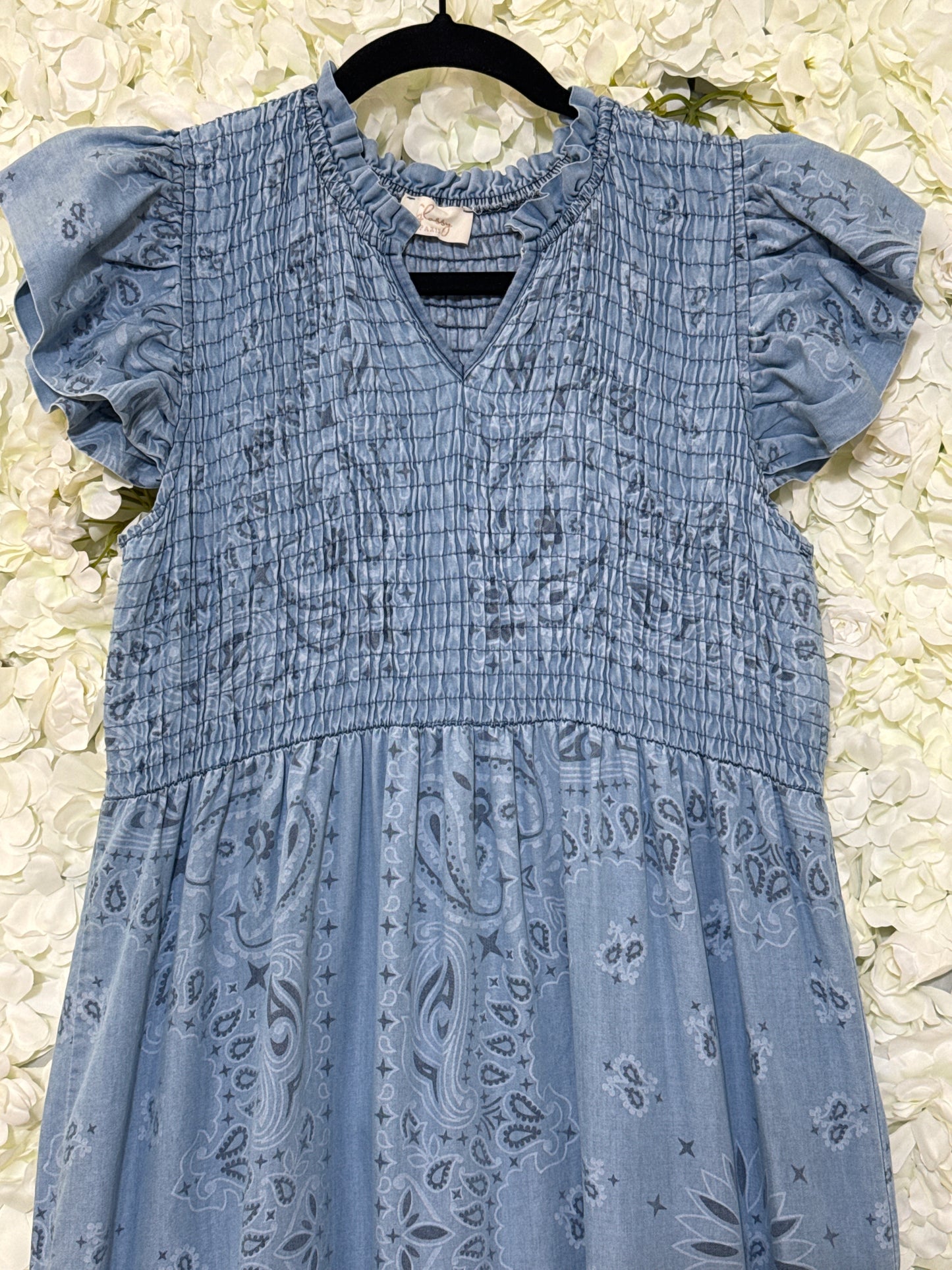 Lovely denim look dress, Cleo