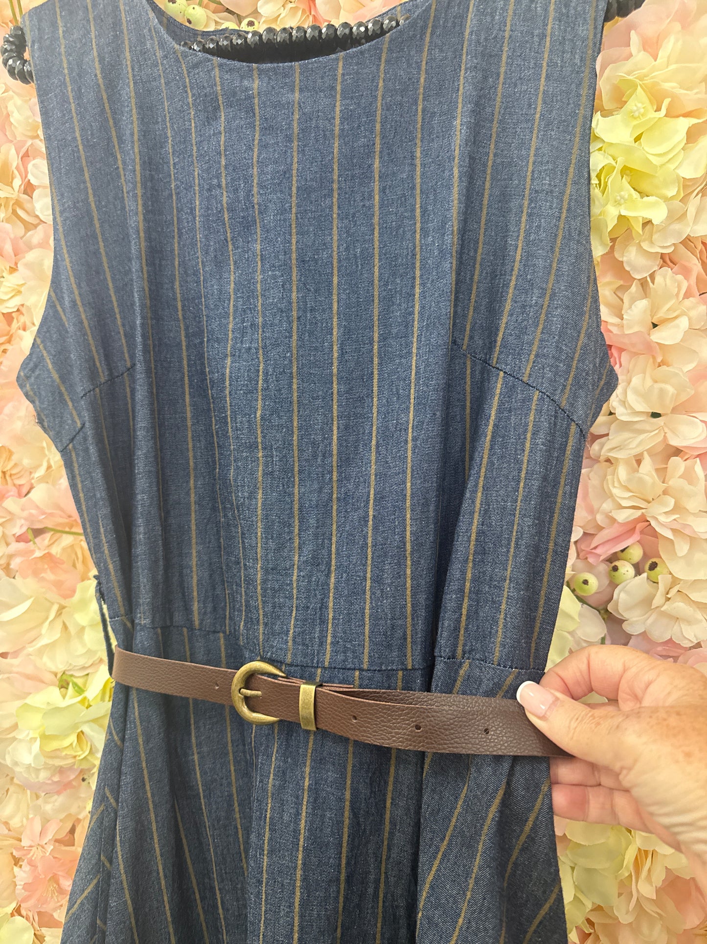 Stunning denim look dress, Debra