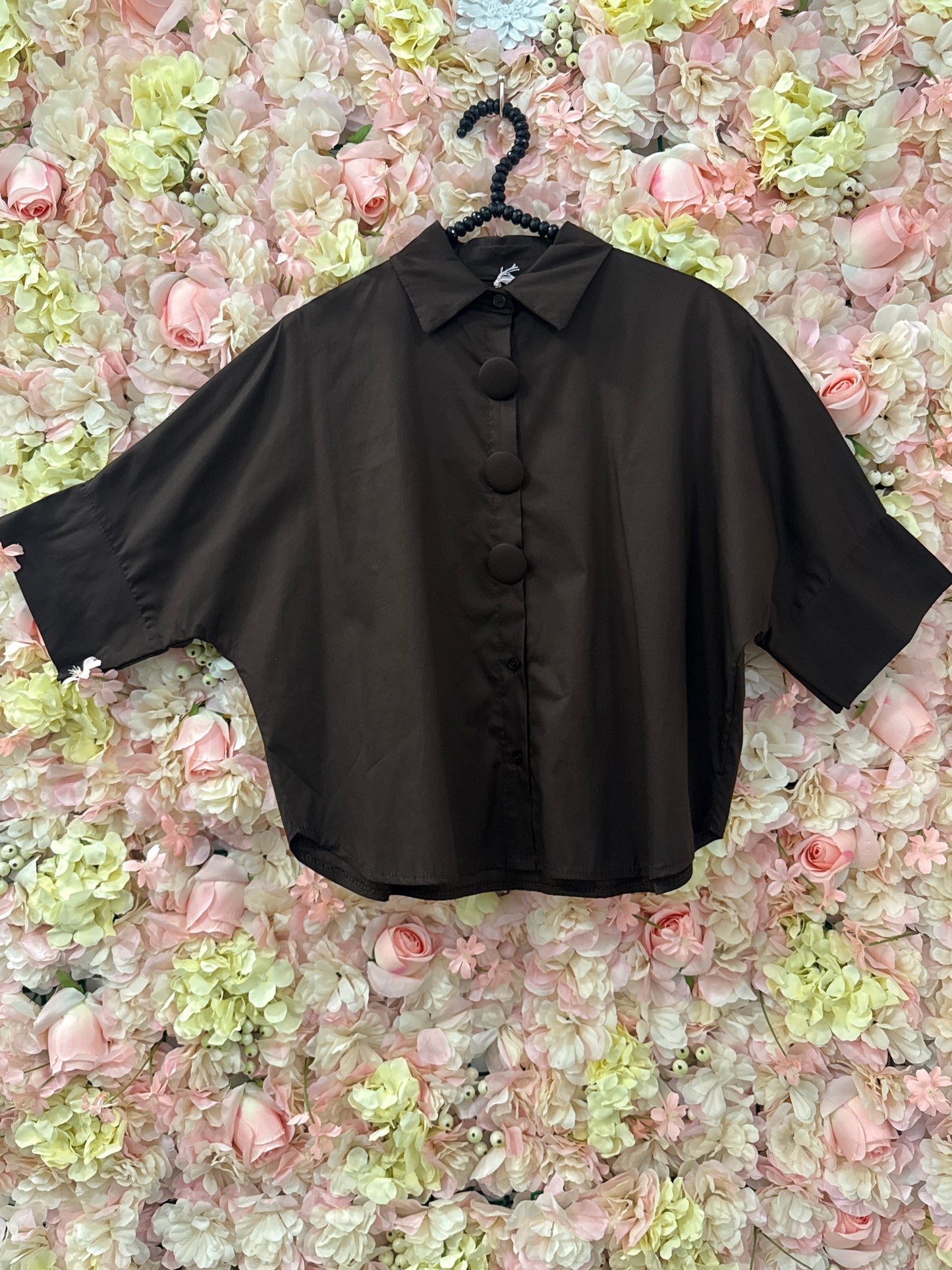 Gorgeous shirt in chocolate, Corsa