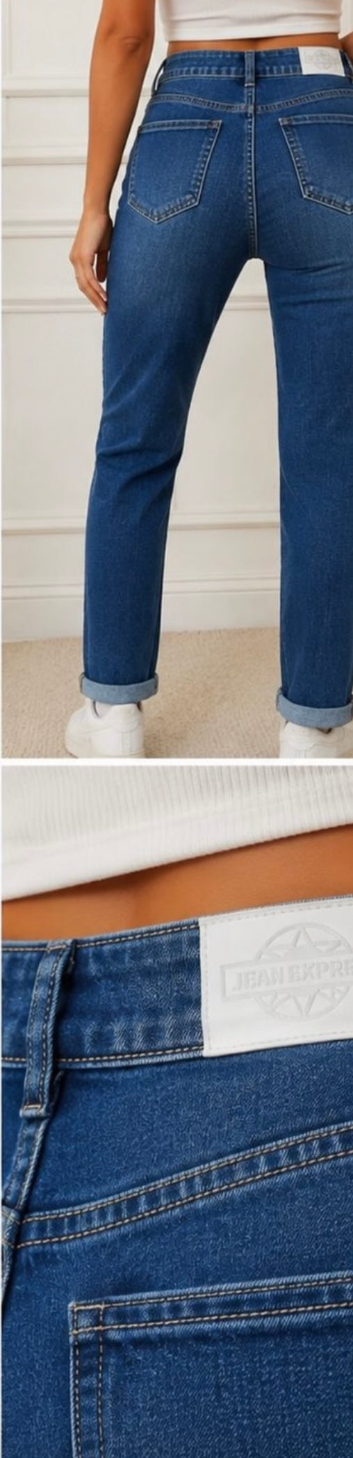 Lovely stretch mom jeans, Macy