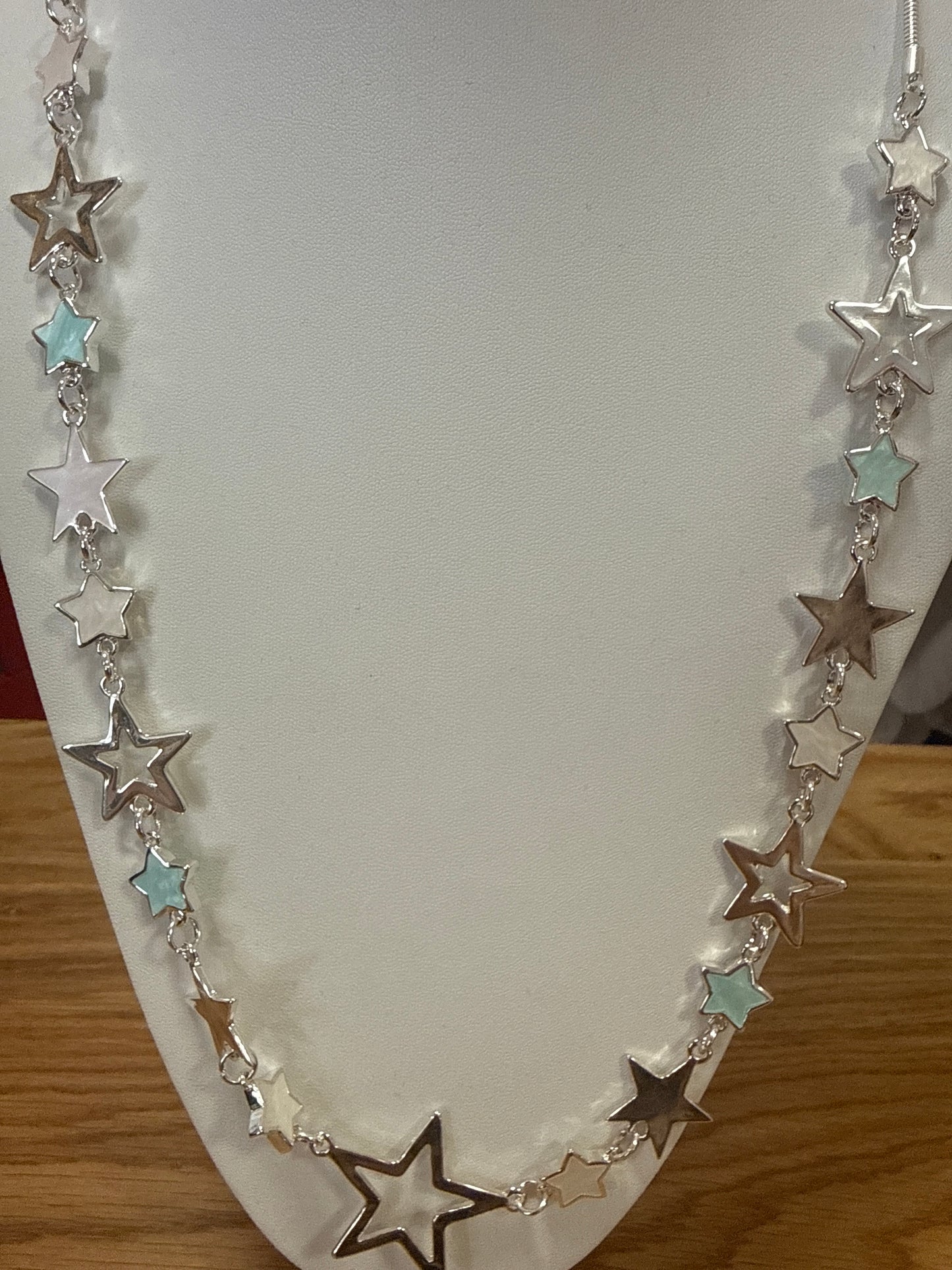 Lovely long stars necklace