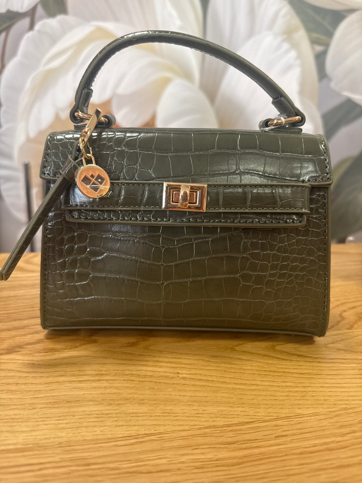 Stunning mock croc bag, Hettie