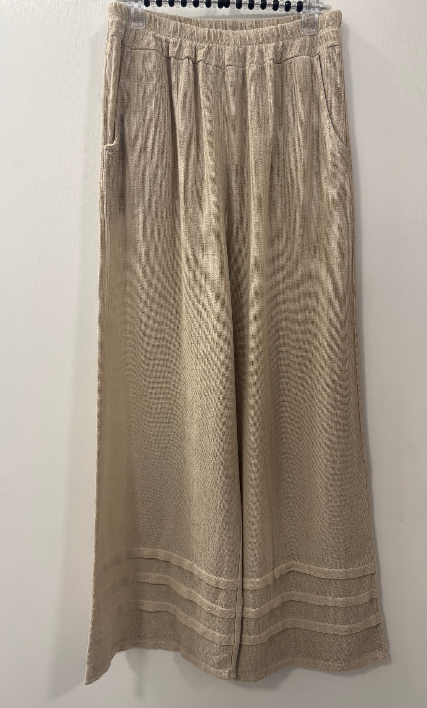 Stunning hopsack trousers, primrose stone