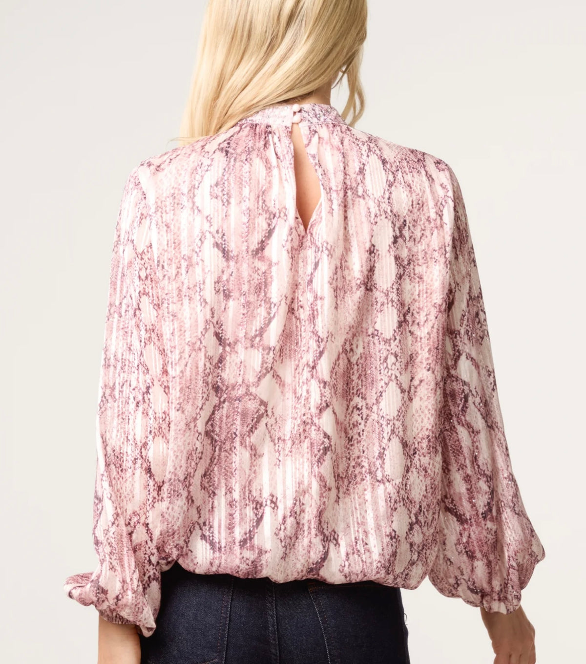 Stunning bubble hem blouse, Crystal