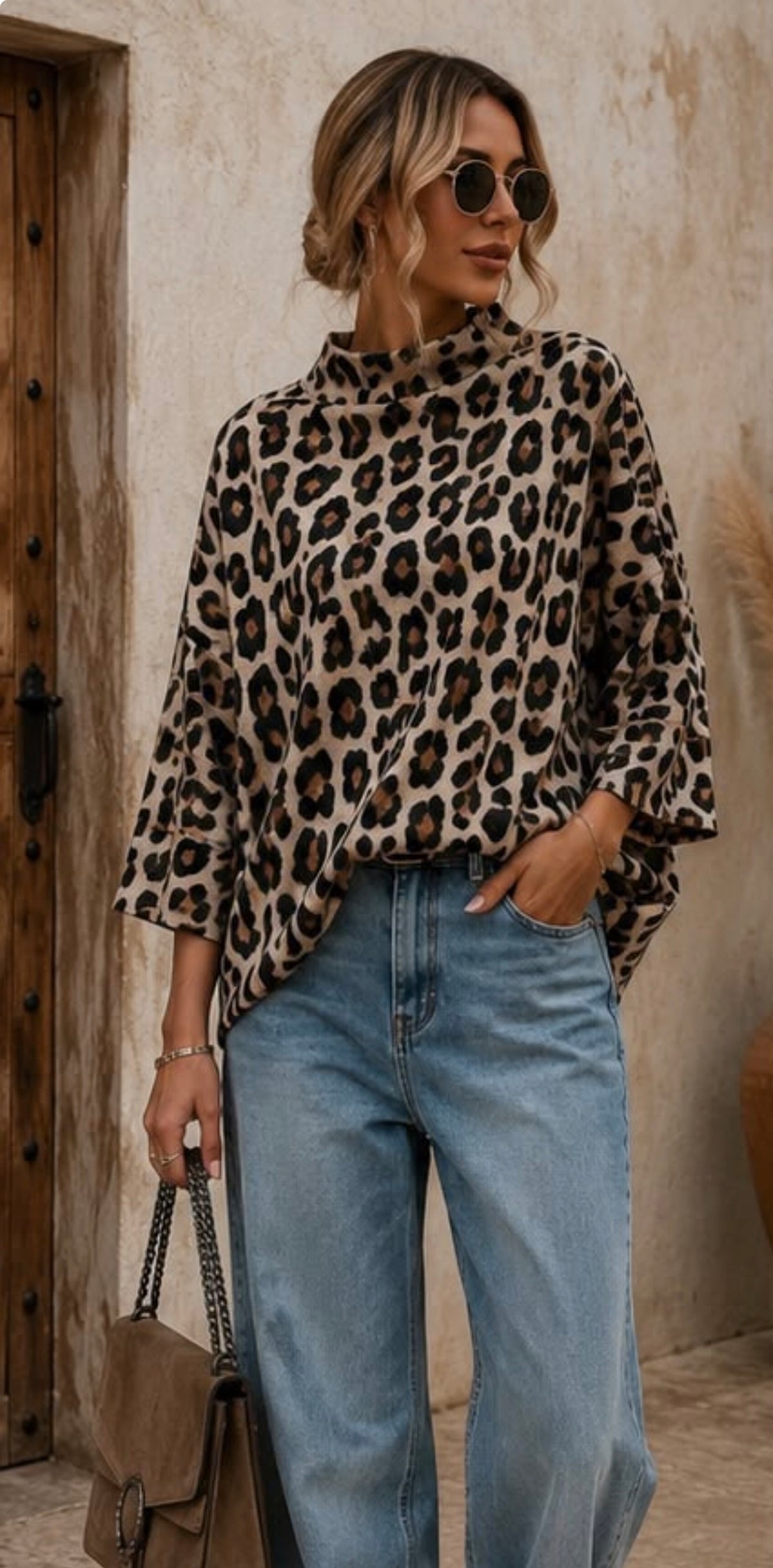 Gorgeous leopard print jumper , Lena