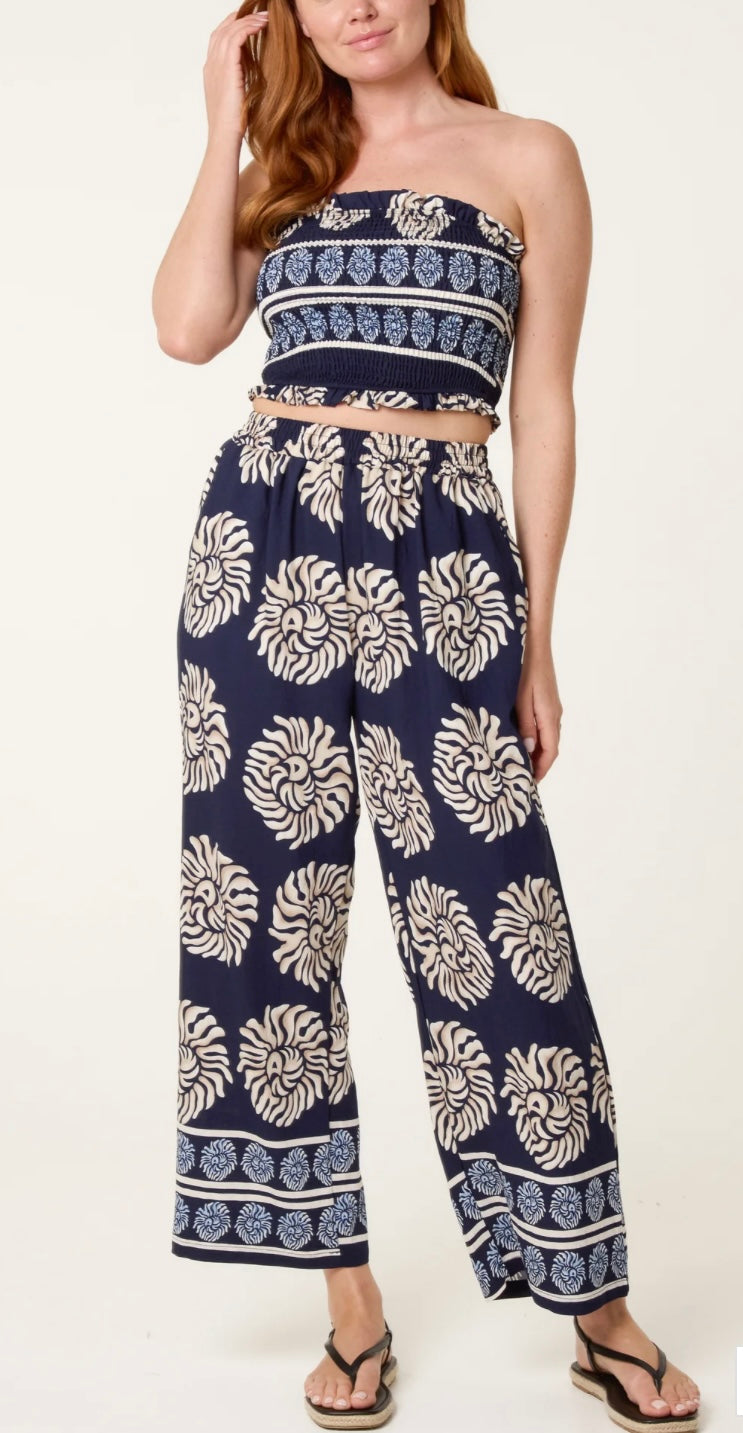 Crop top & trousers co ord Blake