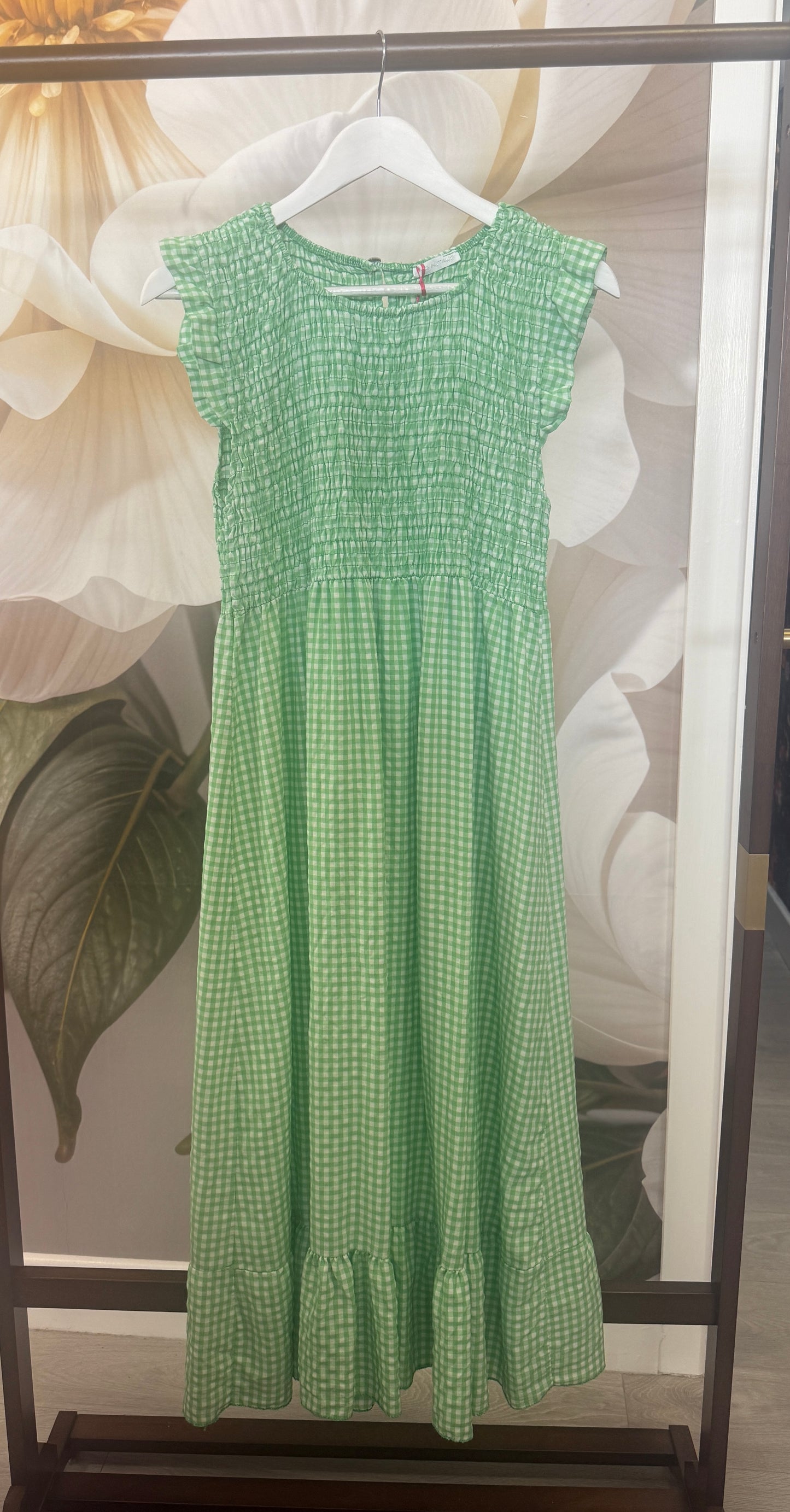 Lovely gingham ditsy dress, Billy Green