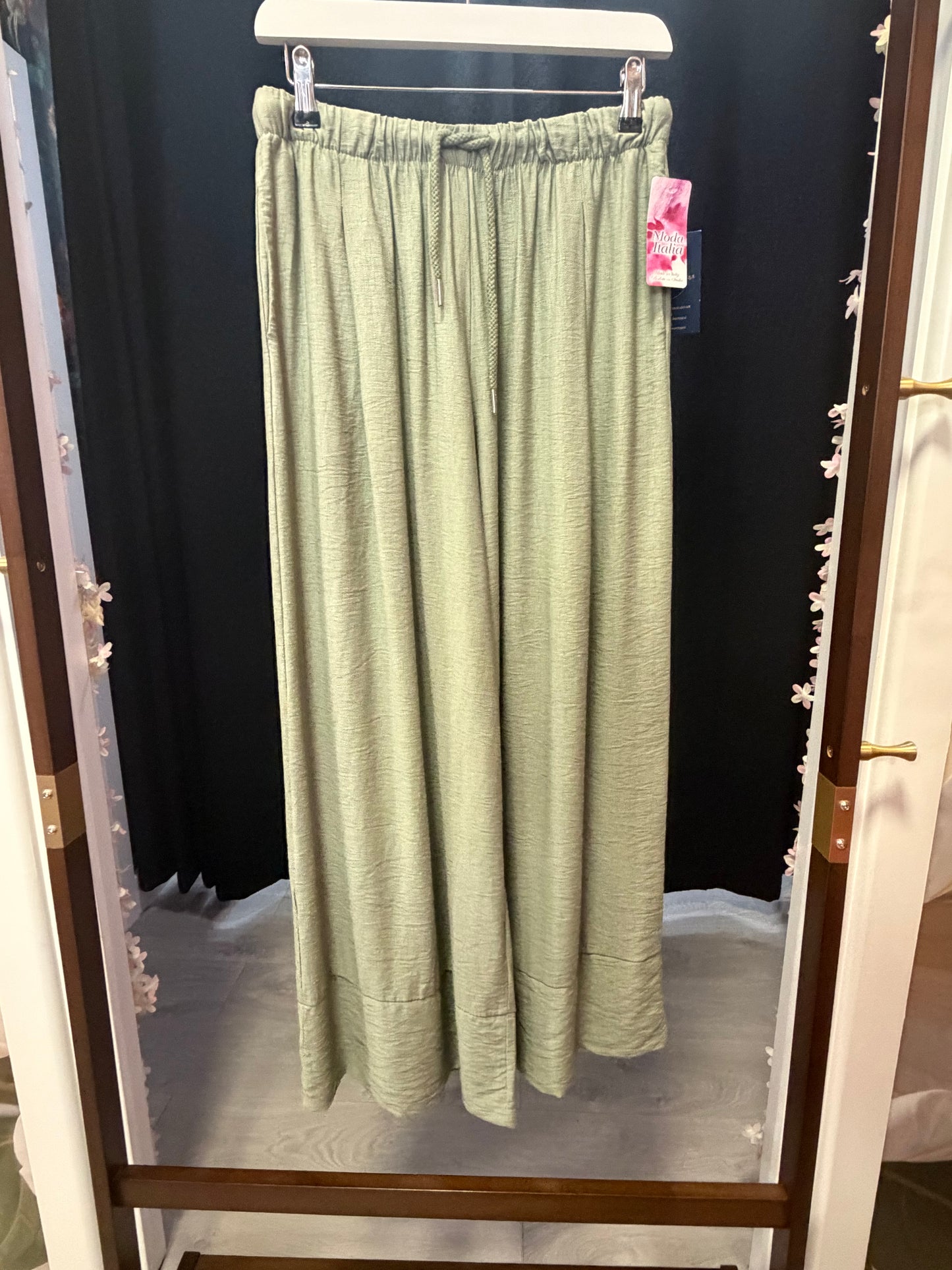 Wide leg summer trousers Francesca