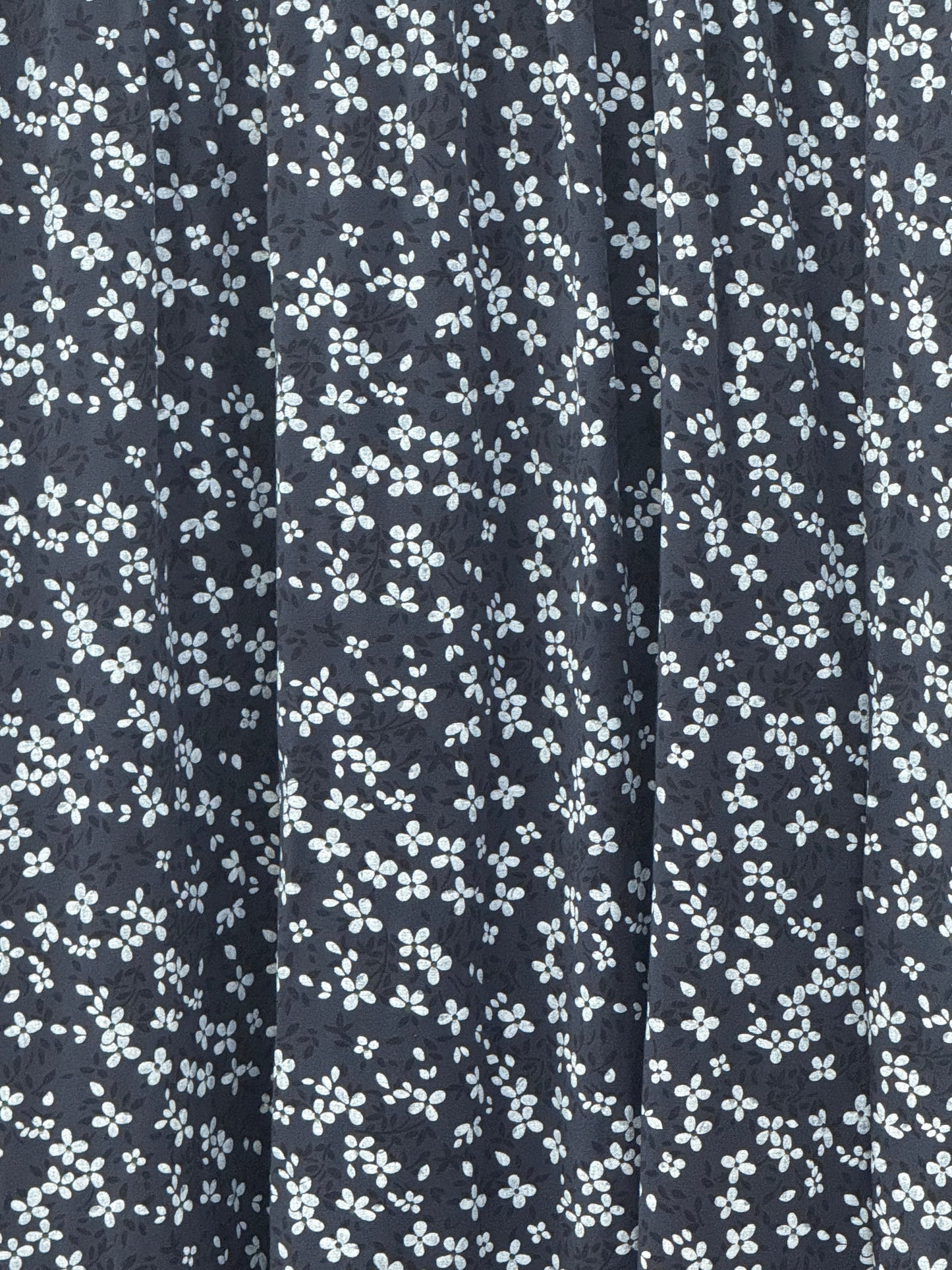 Navy ditsy dress