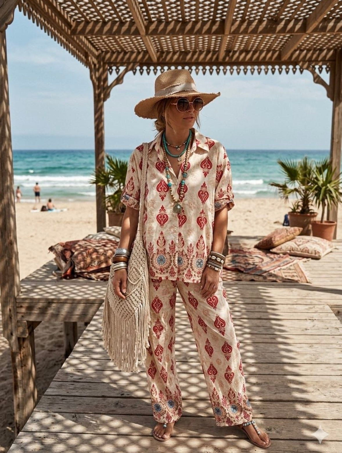 Summer wide leg co ord meathop