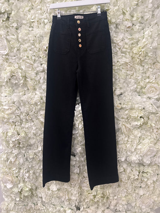Multi button jeans, Isla black