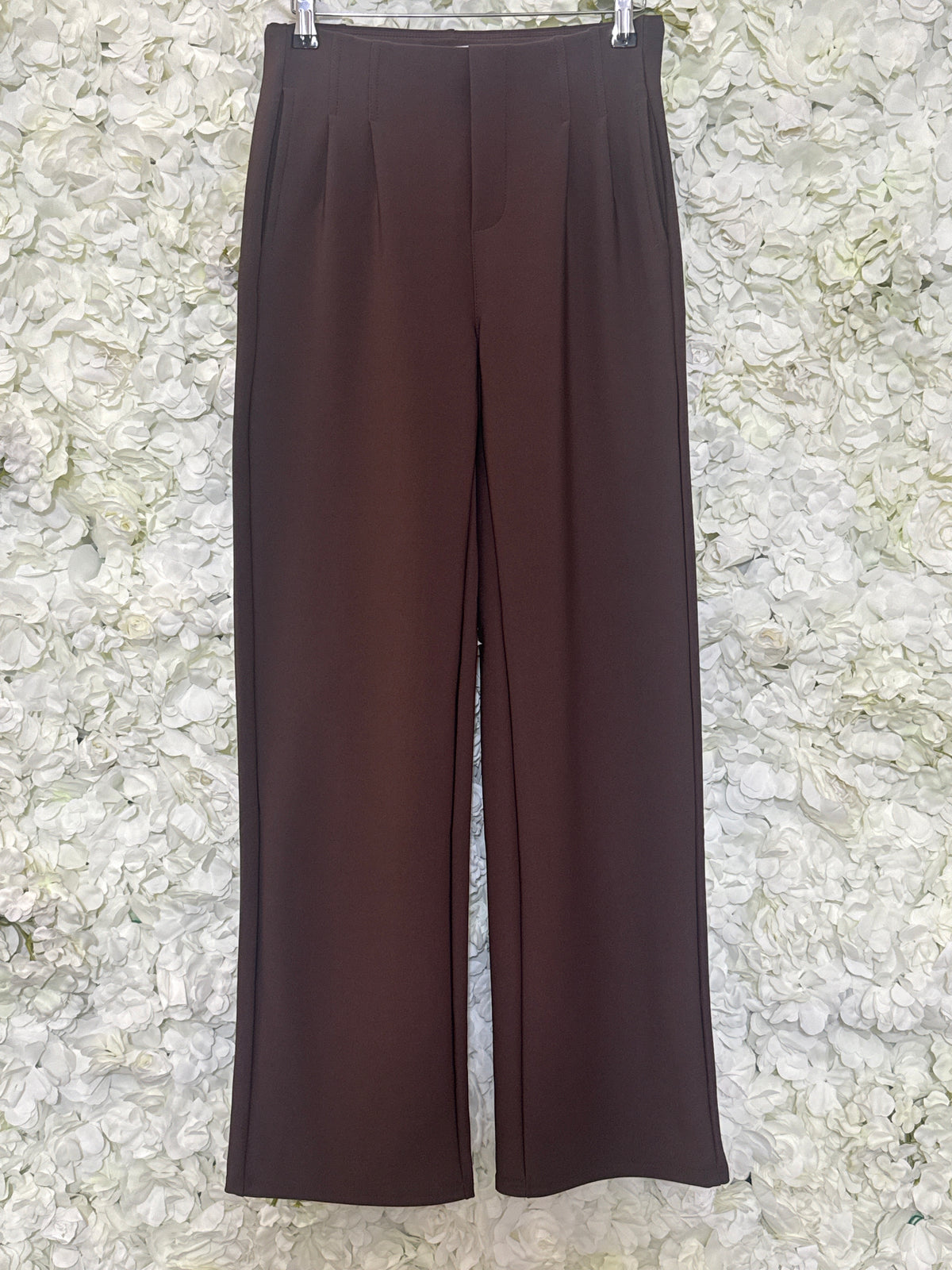 Lovely scuba trousers in chocolate, Gaby