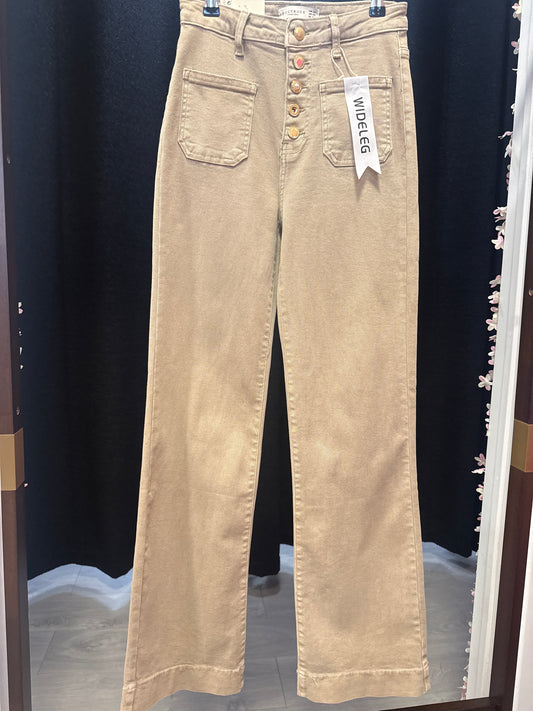Multi button jeans Isla Sand