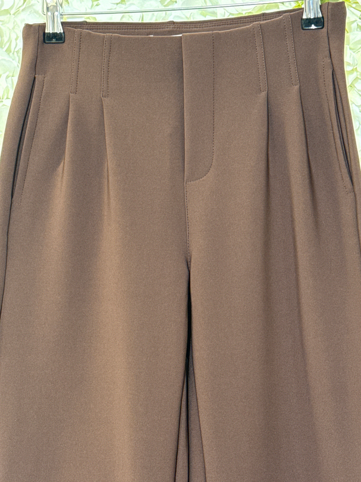 Lovely scuba trousers in chocolate, Gaby