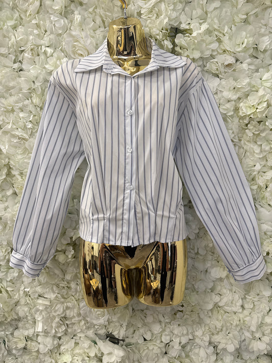 Lovely striped shirt in white, Grace