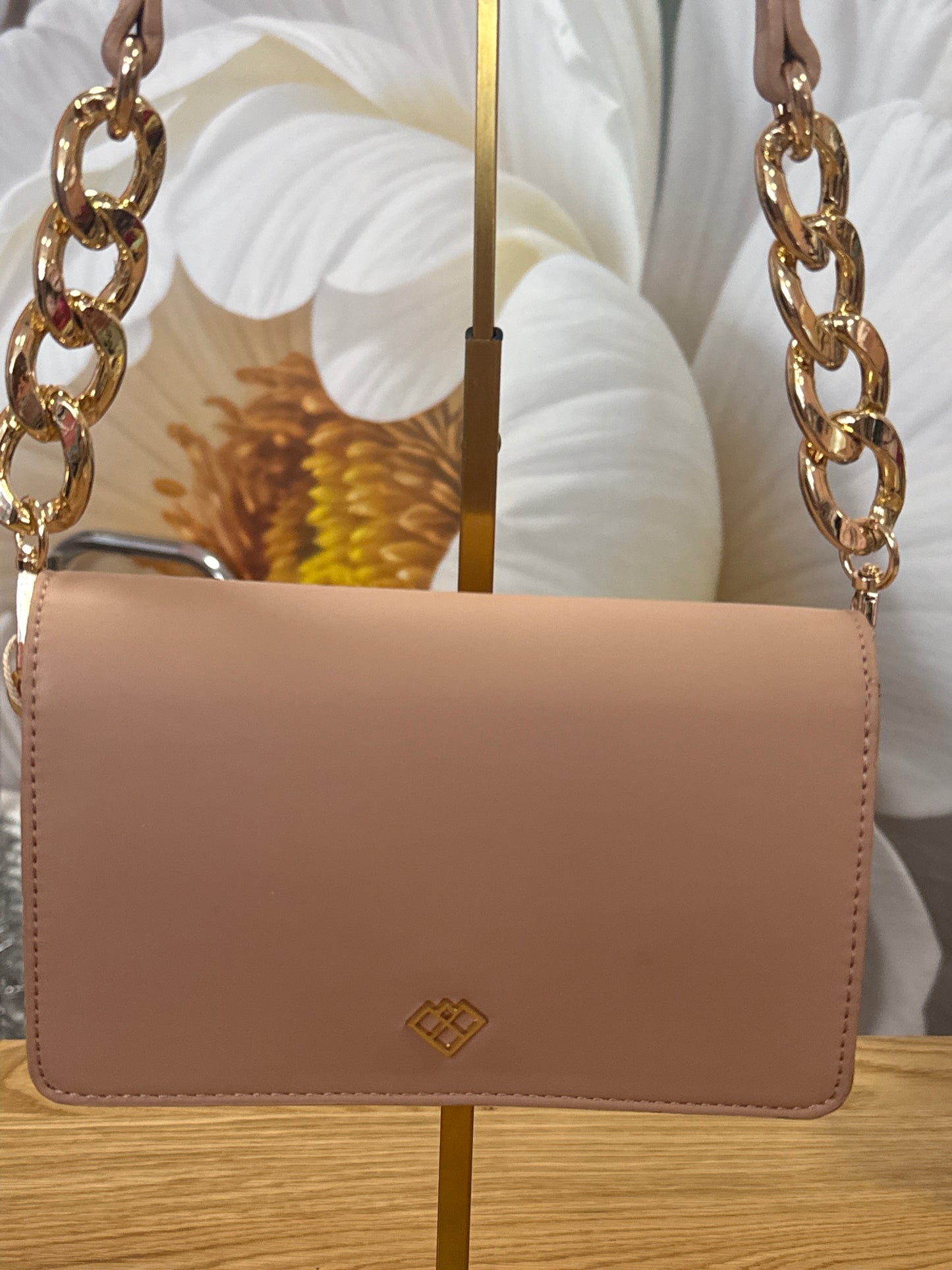 Stunning blush pink bag, Heva