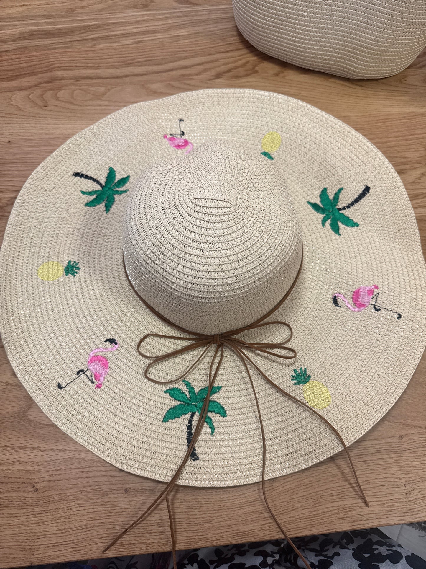 Lovely flamingo hat & bag set, Tropicana