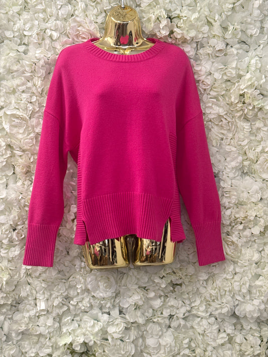 Malissa J collection, neon pink jumper, Sadie
