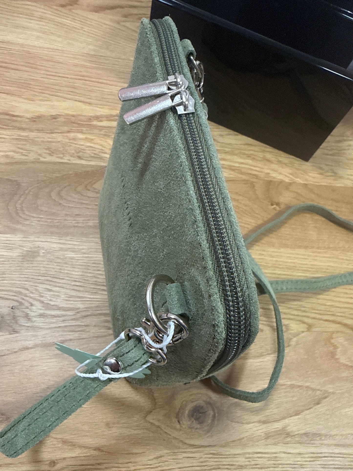 Genuine suede bag