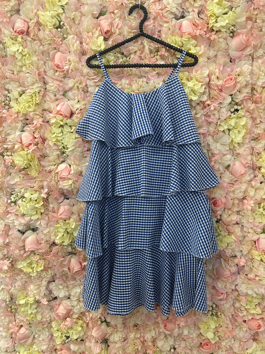 Gorgeous gingham layered dress, Nina
