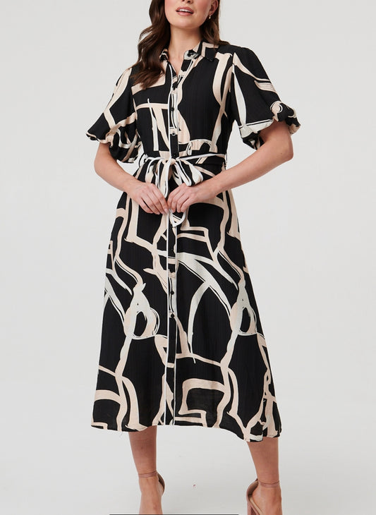Gorgeous abstract dress, Tabatha