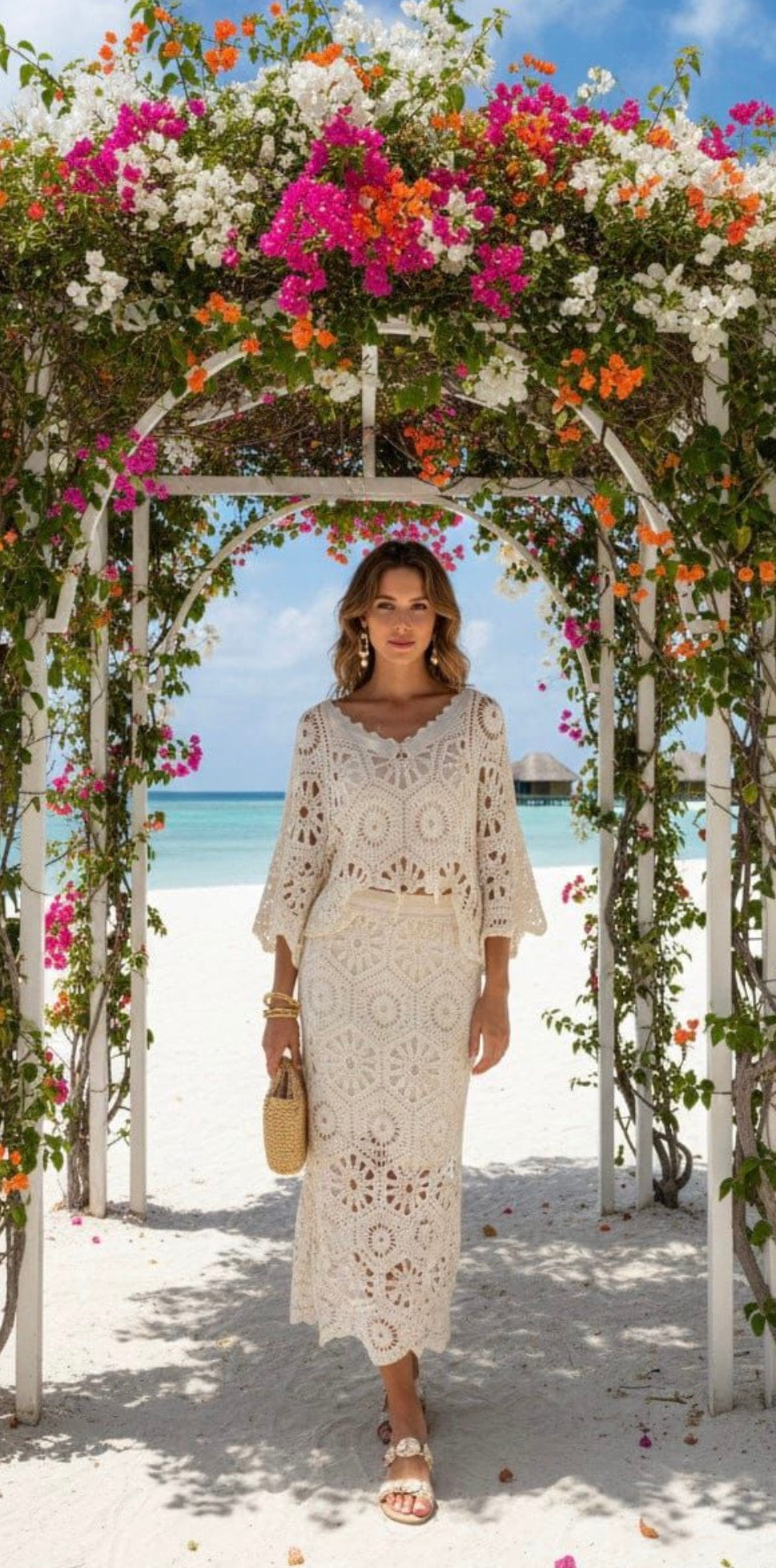 Stunning crochet skirt & top, Astrid