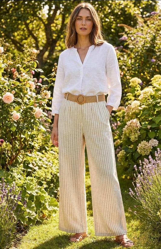 Gorgeous pinstripe trousers, Hazel