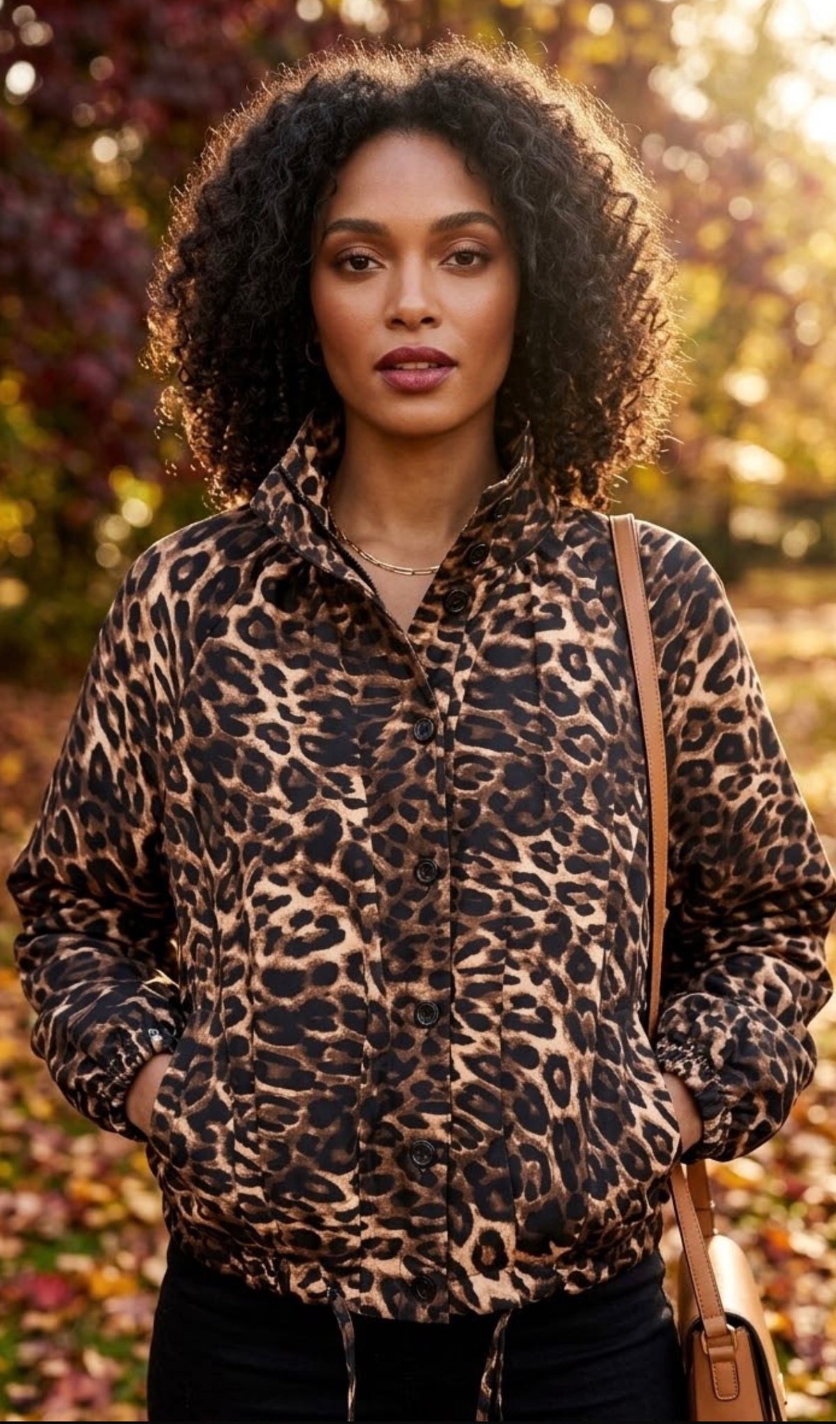 Stunning animal print Miranda jacket