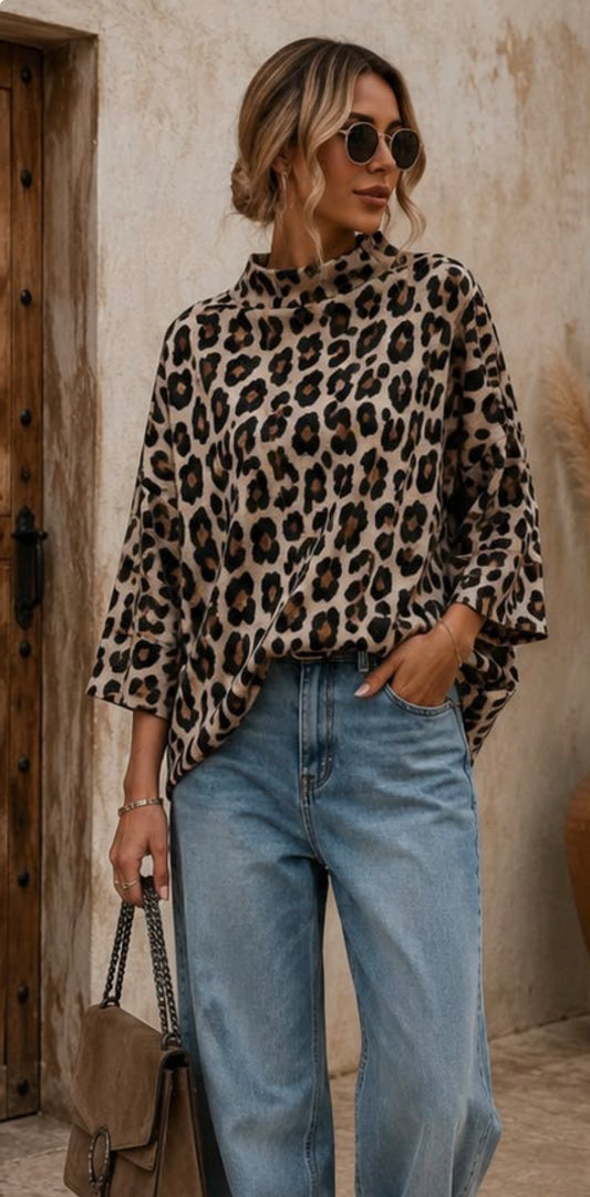 Gorgeous leopard print jumper , Lena