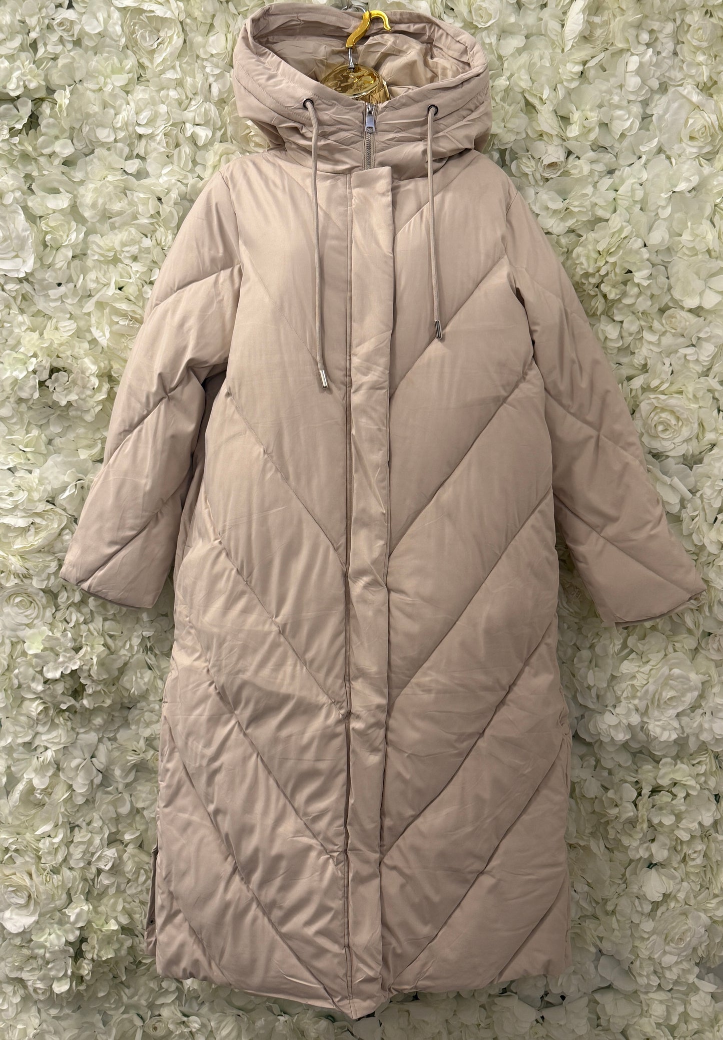 Stunning cream puffer coat, Annabel