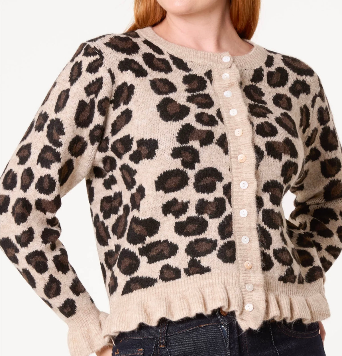 Cute cardigan animal print, Kit