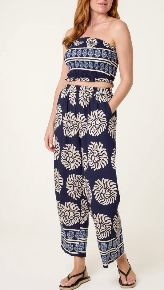 Crop top & trousers co ord Blake