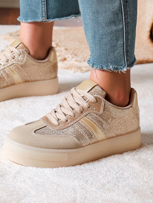 Super sparkly trainers, Birch