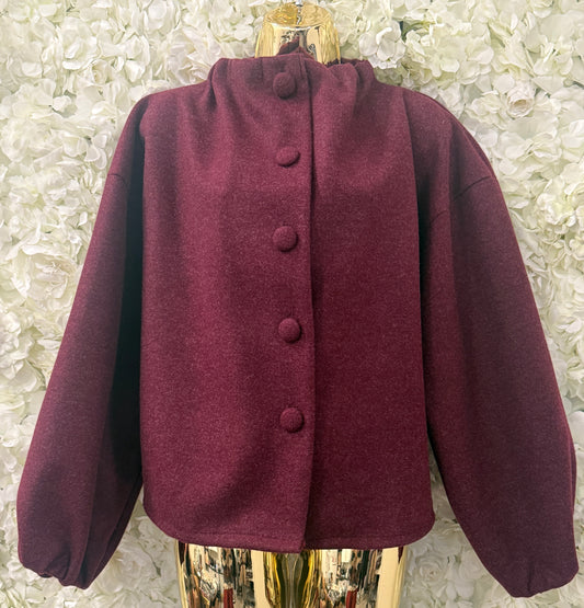 Beautiful jacket in burgundy Carla