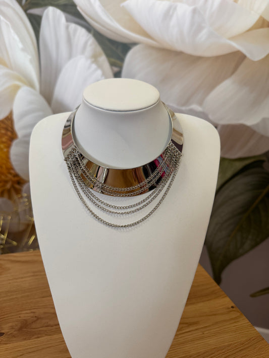 Silver choker