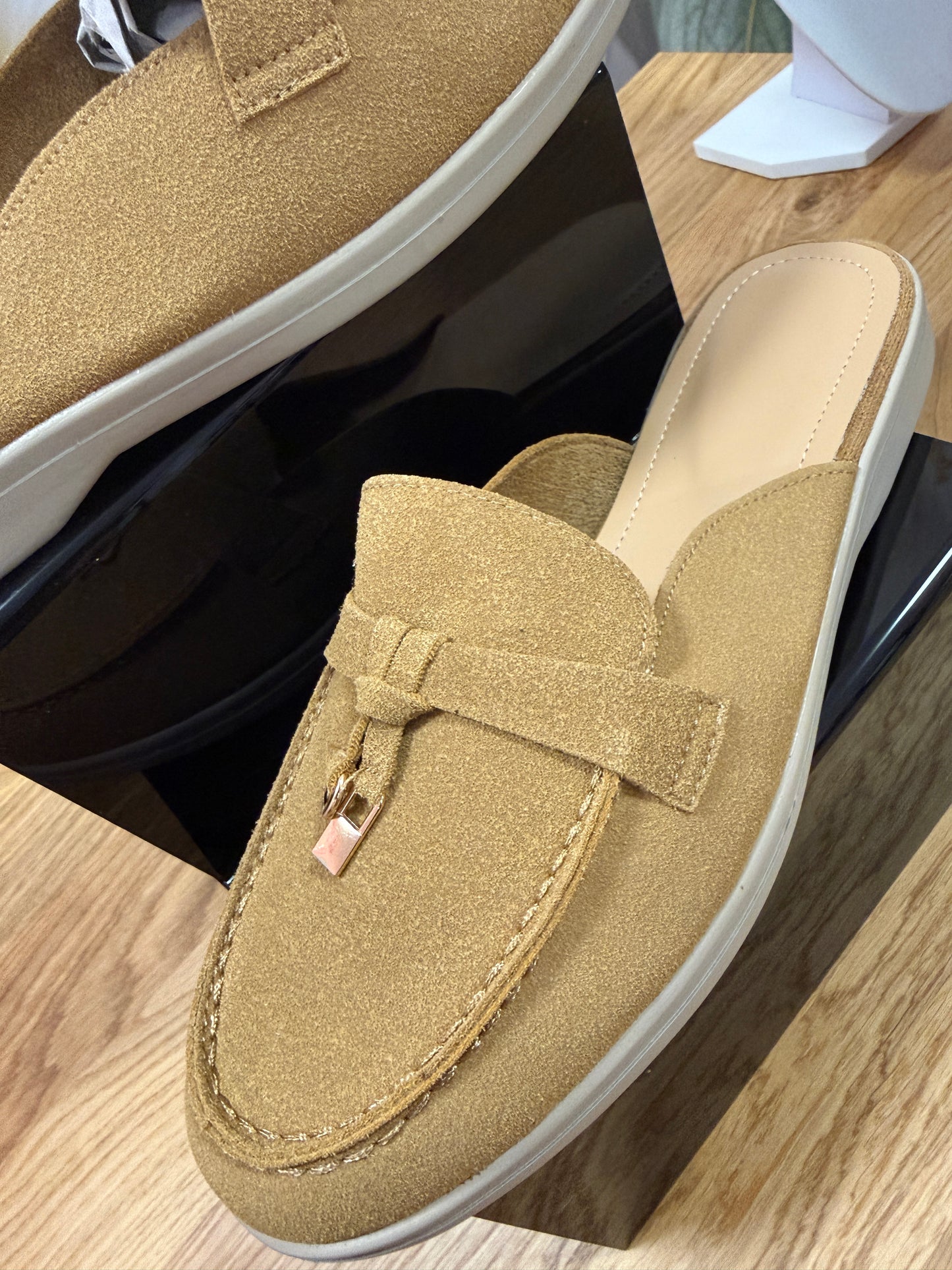 Slip on backless loafer, Magnolia
