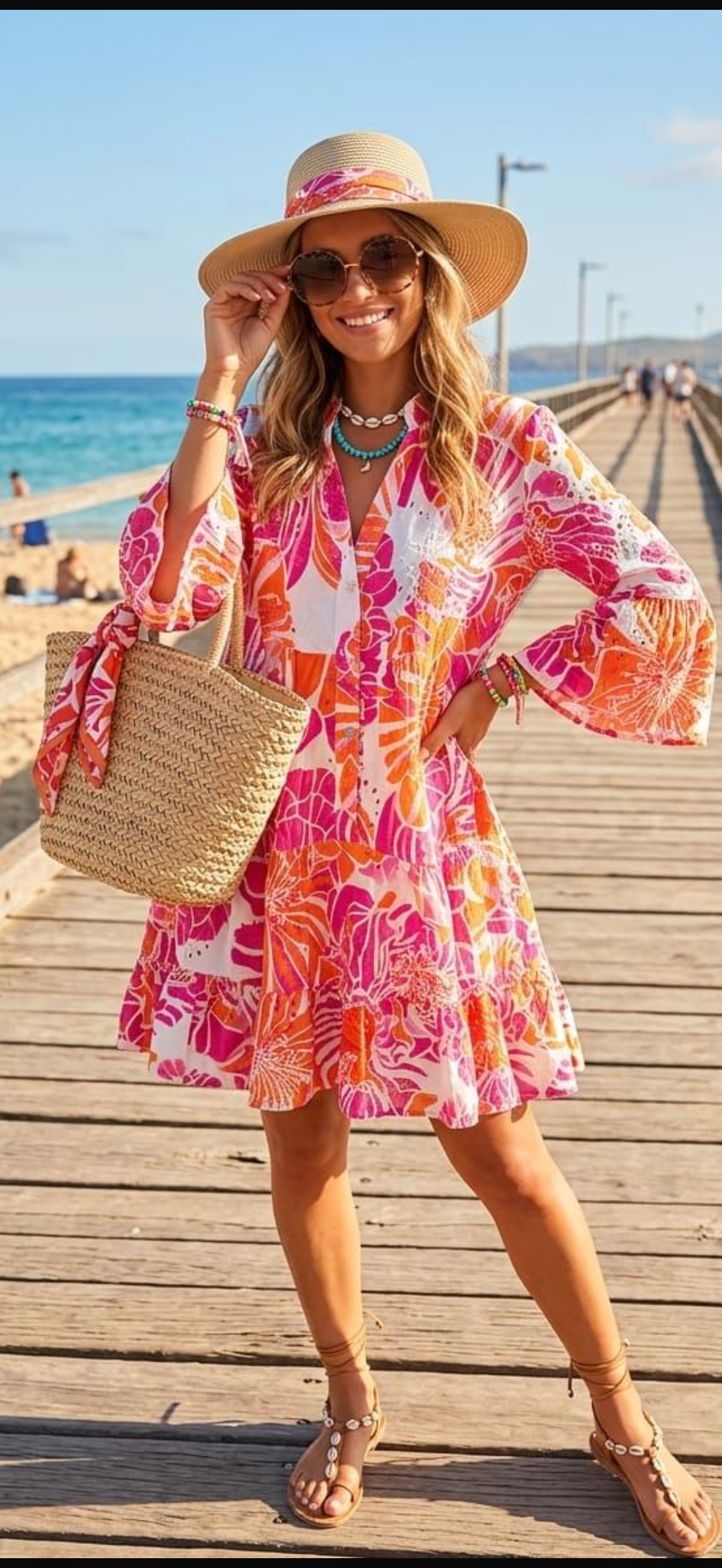 Stunning smock style dress, Tutti frutti