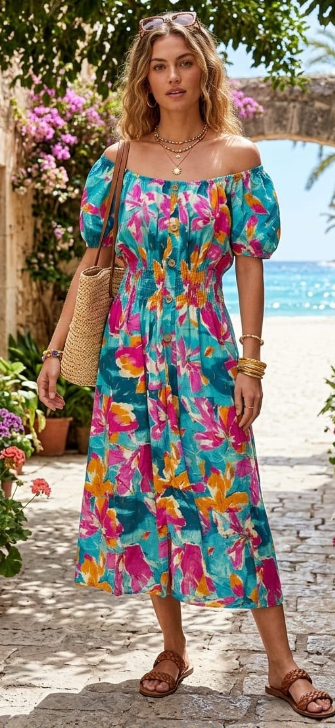 Lovely dress Ingrid turquoise