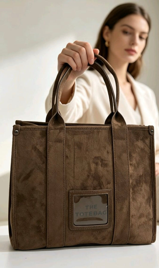 Gorgeous tote bag  chocolate brown  Harvest