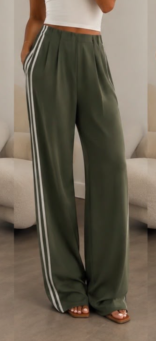 Gorgeous wide leg joggers, Fay khaki