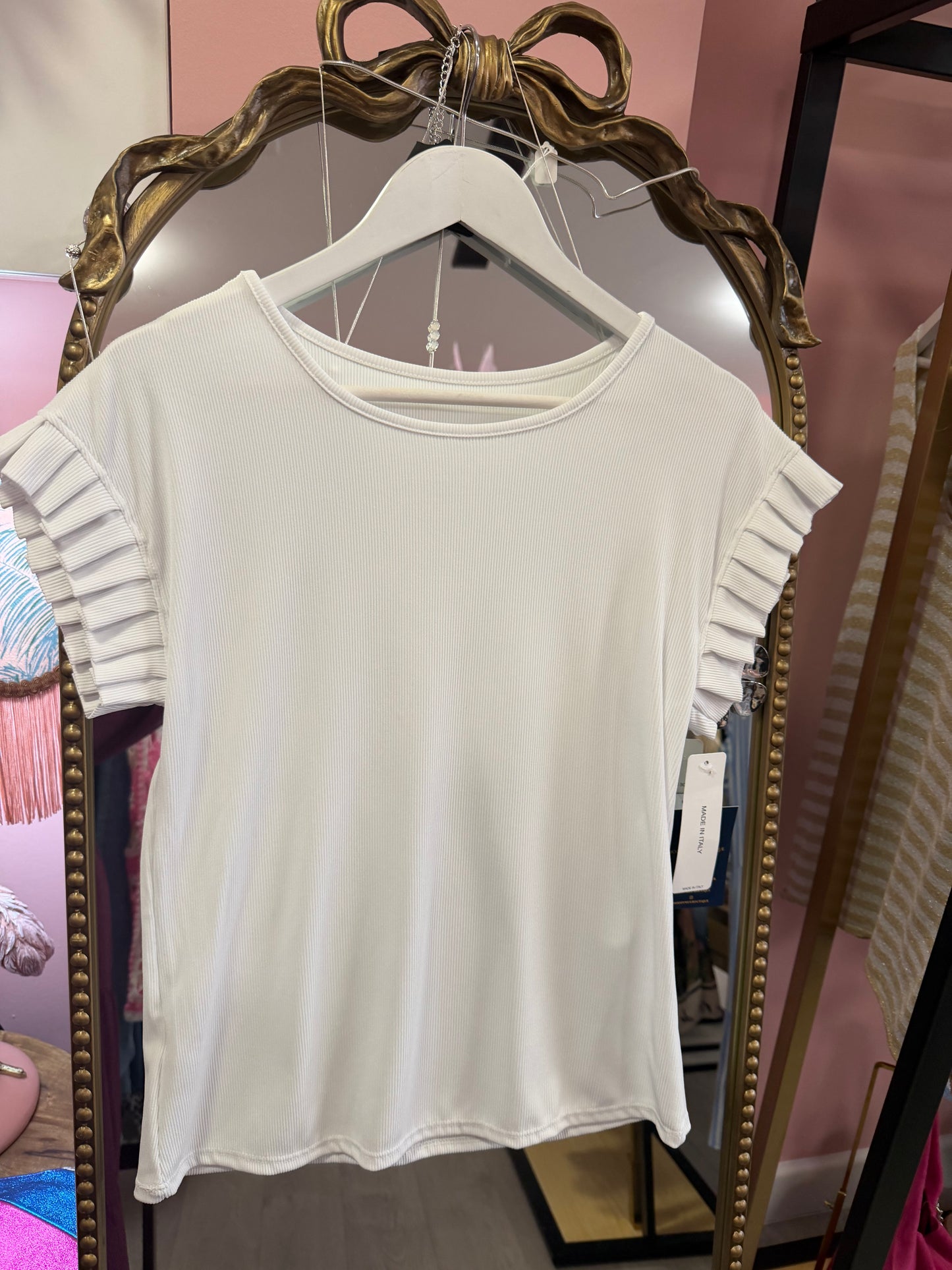 Ruffle sleeved T-shirt Ariya